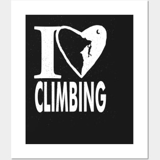 I love Climbing Posters and Art